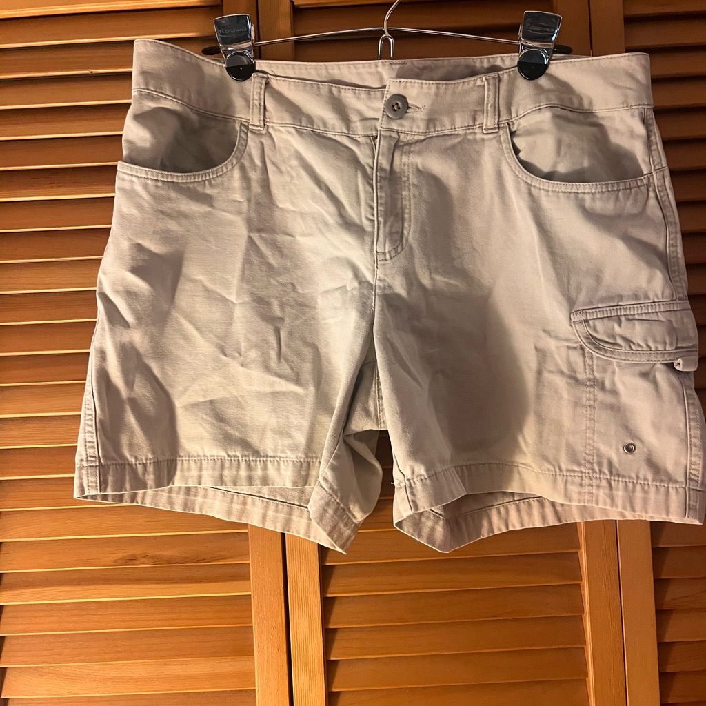 The North Face Women's Beige Cargo Shorts